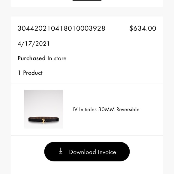 Louis Vuitton LV Initiales 30mm Reversible Belt - Picture 4 of 6